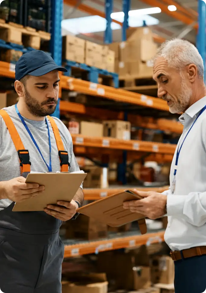 Personal de bodega fiscal