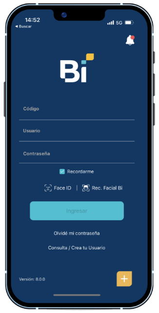 Teléfono Bi en Línea App