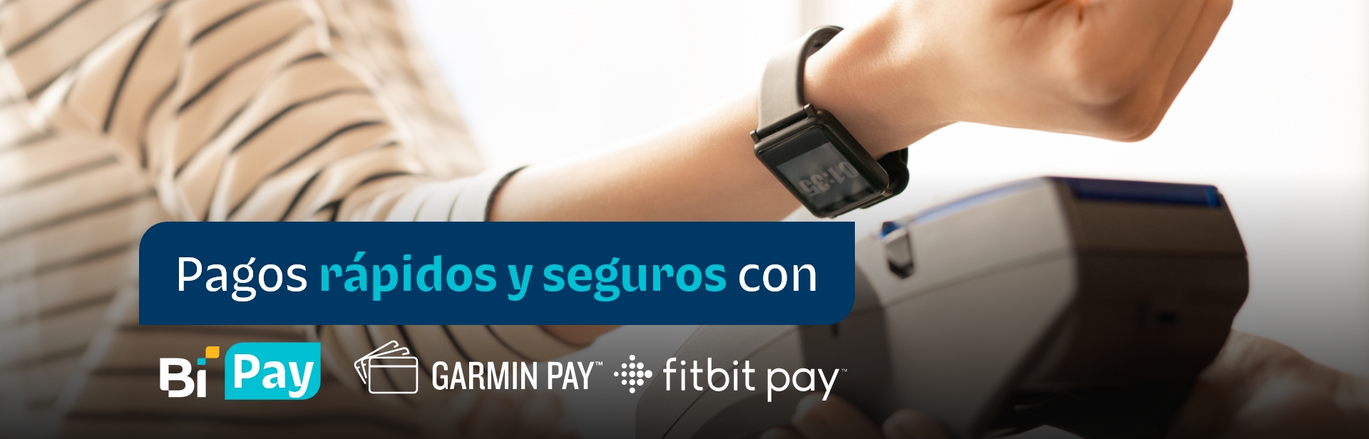 Beneficios de Tarjetas de Crédito Bi - Pagos Garmin Pay - Fitbit Pay