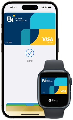 iphone apple watch apple pay tarjeta de debito banco industrial 2023 4