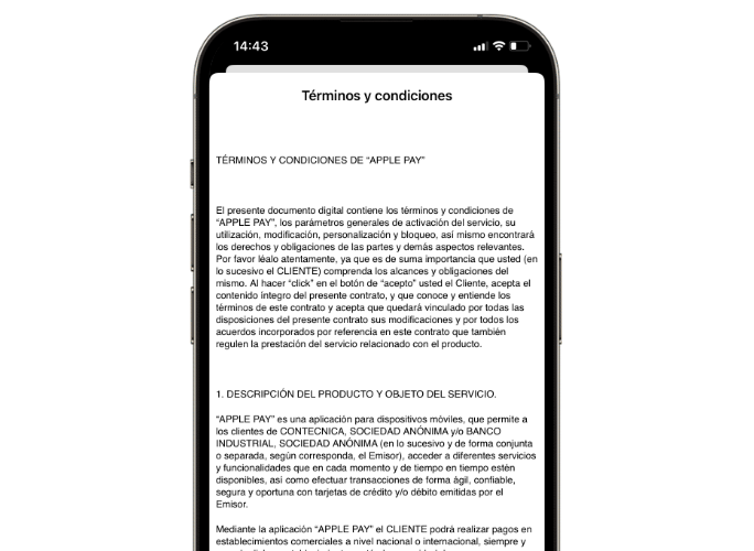 paso 5 apple pay banco industrial 2023