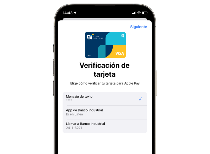 paso 6 apple pay banco industrial 2023 3