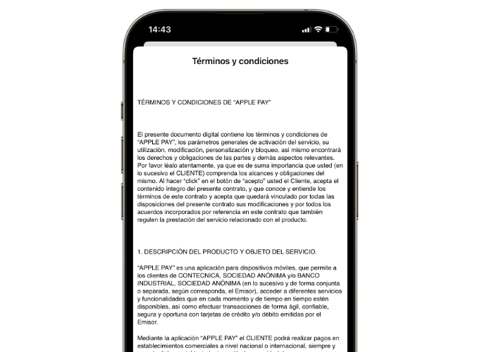 paso 6 apple watch apple pay banco industrial 2023