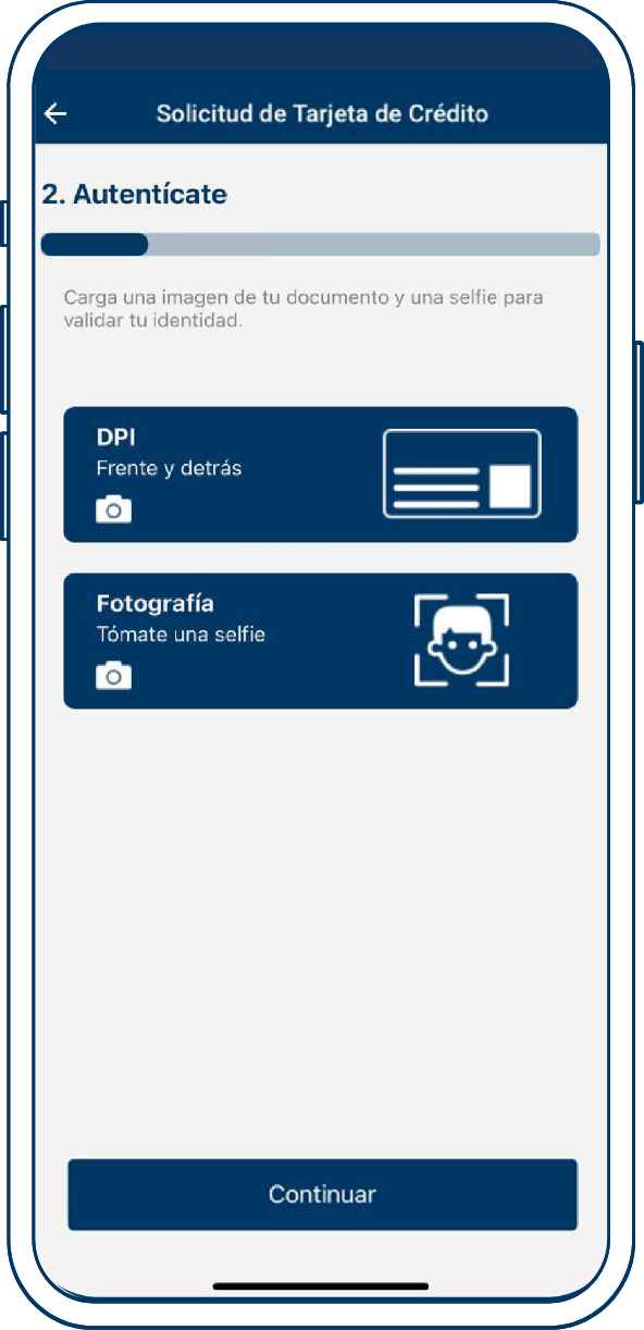 Paso 3 Solicita tu tarjeta Bi Paso 3 Solicita tu tarjeta Bi