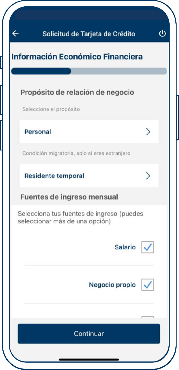 Paso 5 Solicita tu tarjeta Bi Paso 5 Solicita tu tarjeta Bi