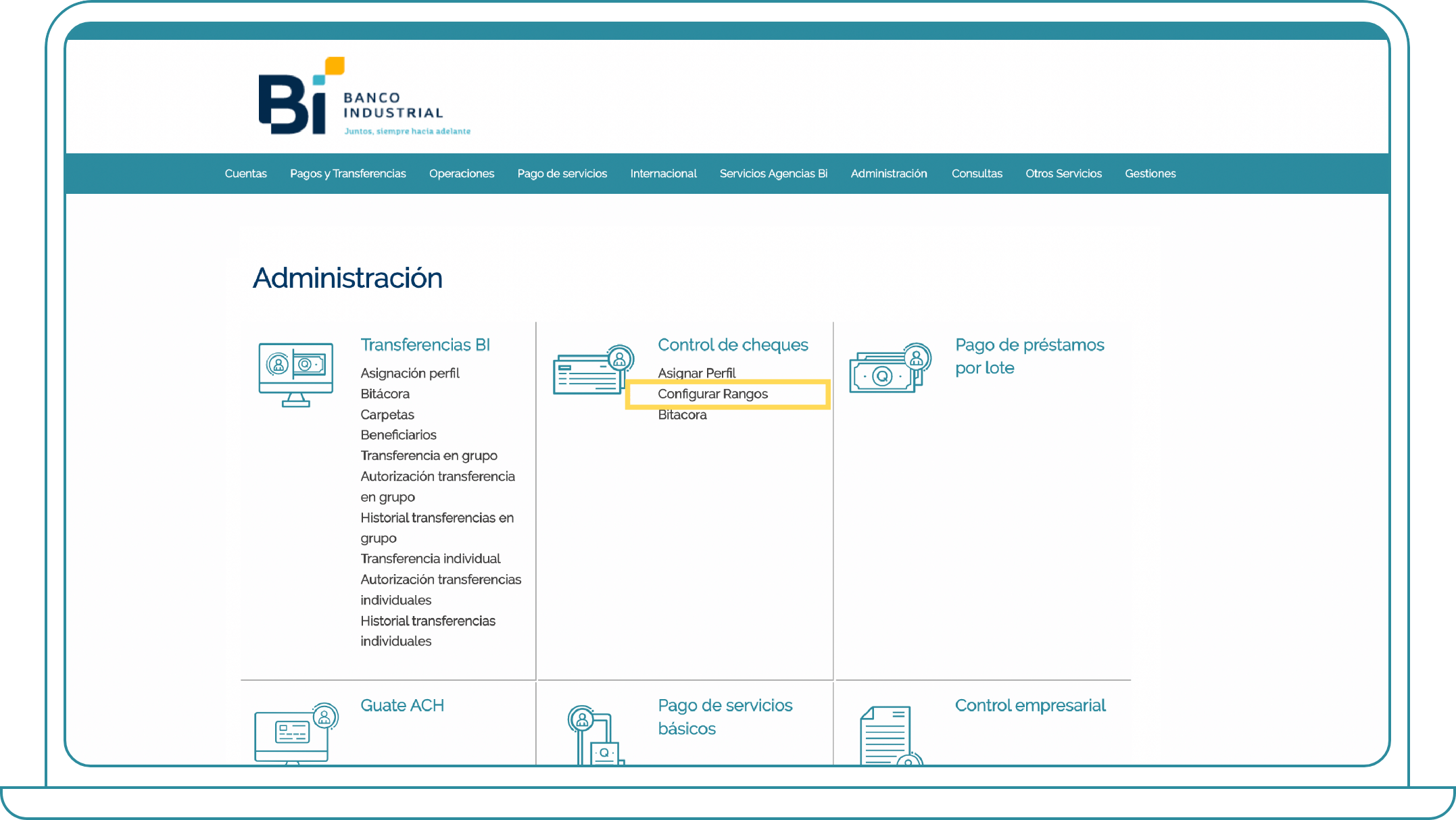 Infografía, como adicionar rangos de cheques