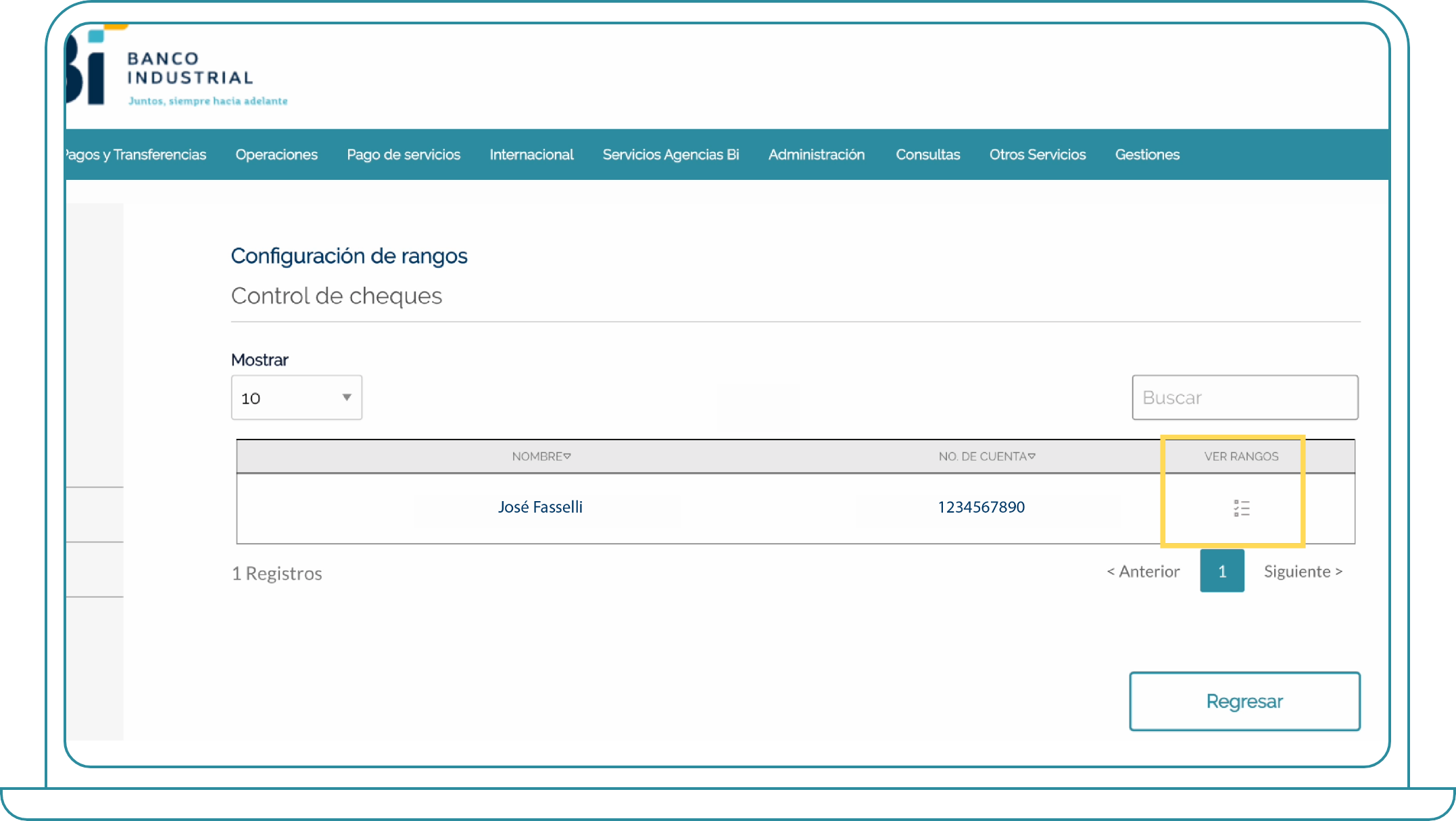 Infografía, como adicionar rangos de cheques