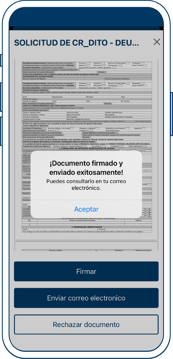 Tu documento ha sido �firmado y enviado a tu correo electrónico.