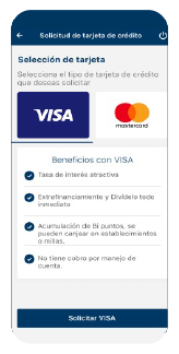 paso 2 tarjeta de credito digital banco industrial