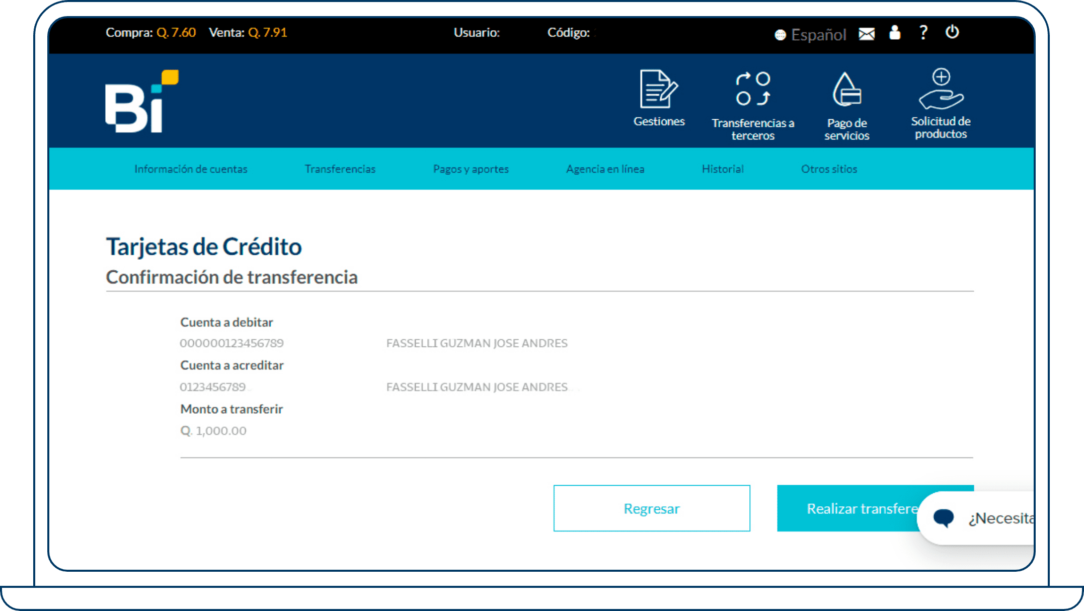 Transferencias de TC - 04