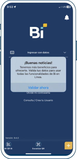 Paso 1 para promover tu usuario en app BEL