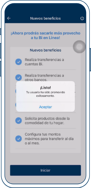 Paso 7 para promover tu usuario en app BEL