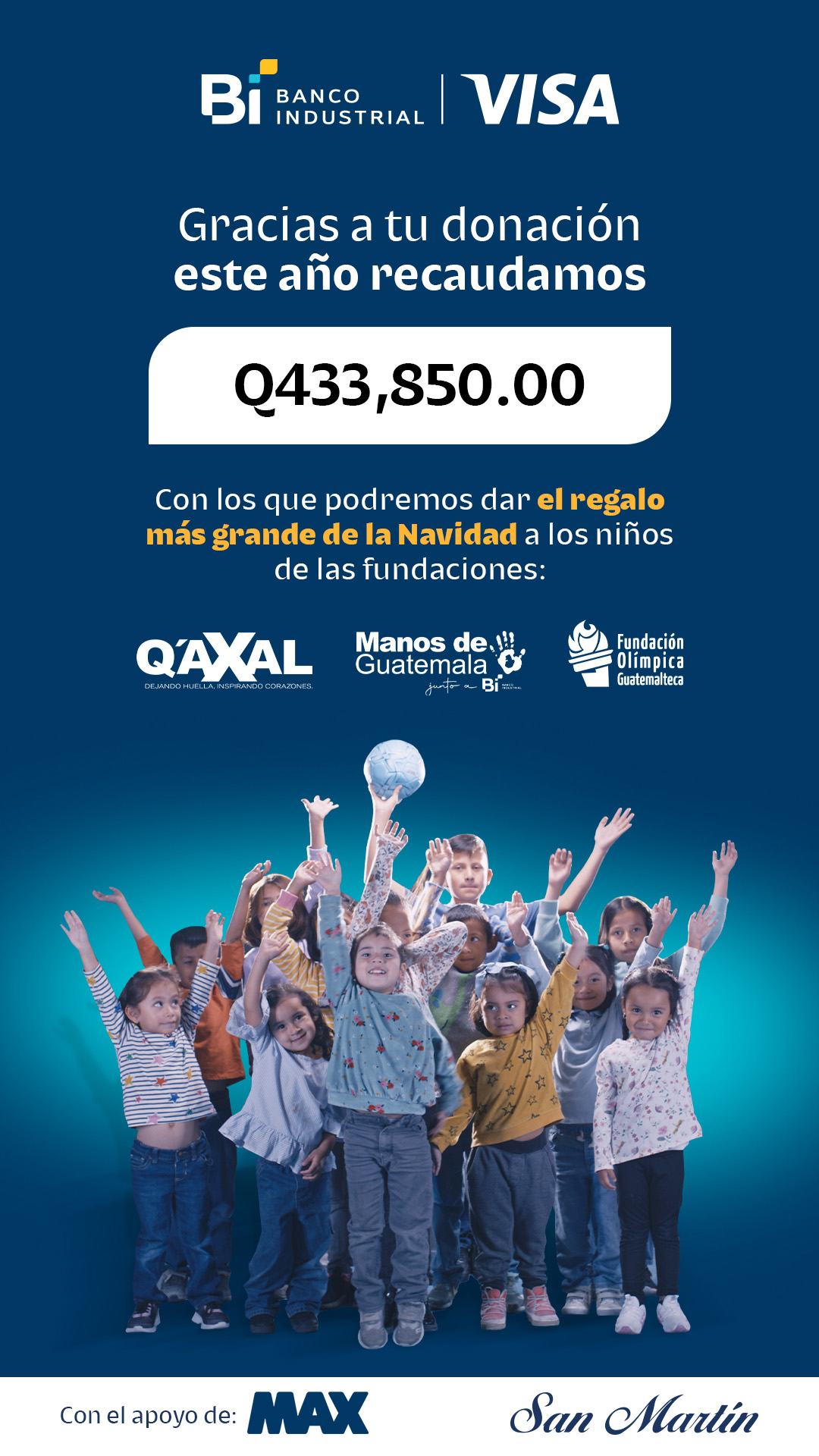 Recaudación de el regalo más grande de la Navidad