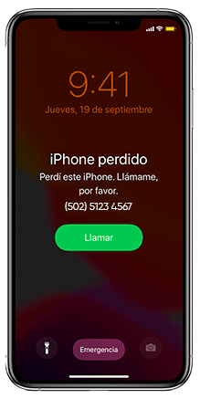 Ciberseguridad Iphone perdido