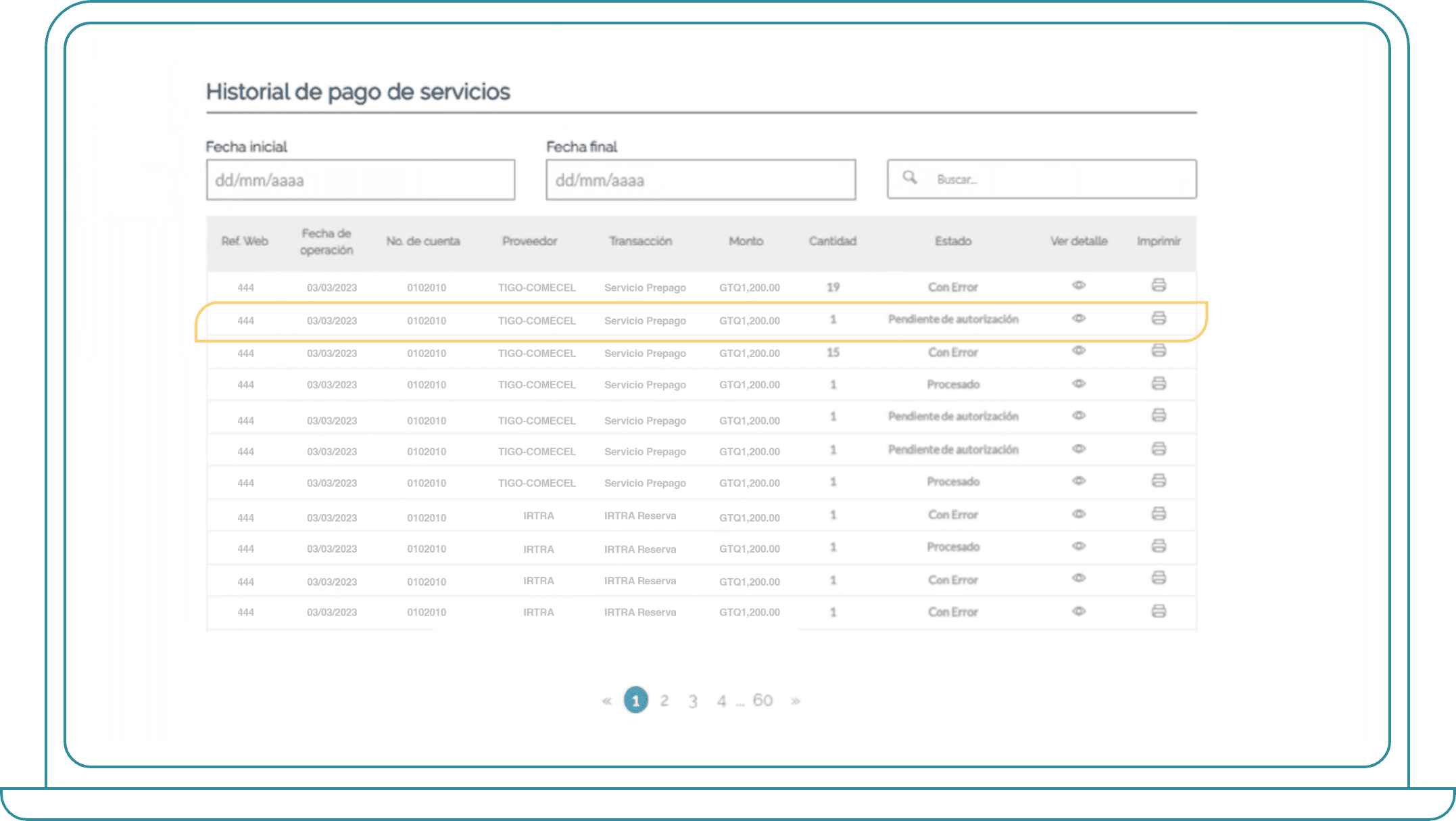 Reporte de pagos de servicios paso 3 Reporte de pagos de servicios paso 3