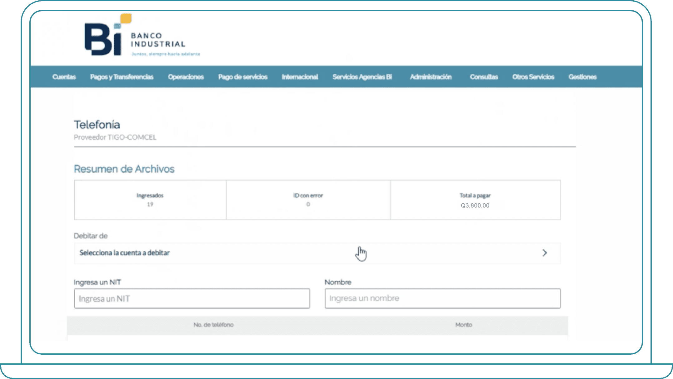 Pago de servicios- Paso 07 BI Pago de servicios- Paso 07 BI