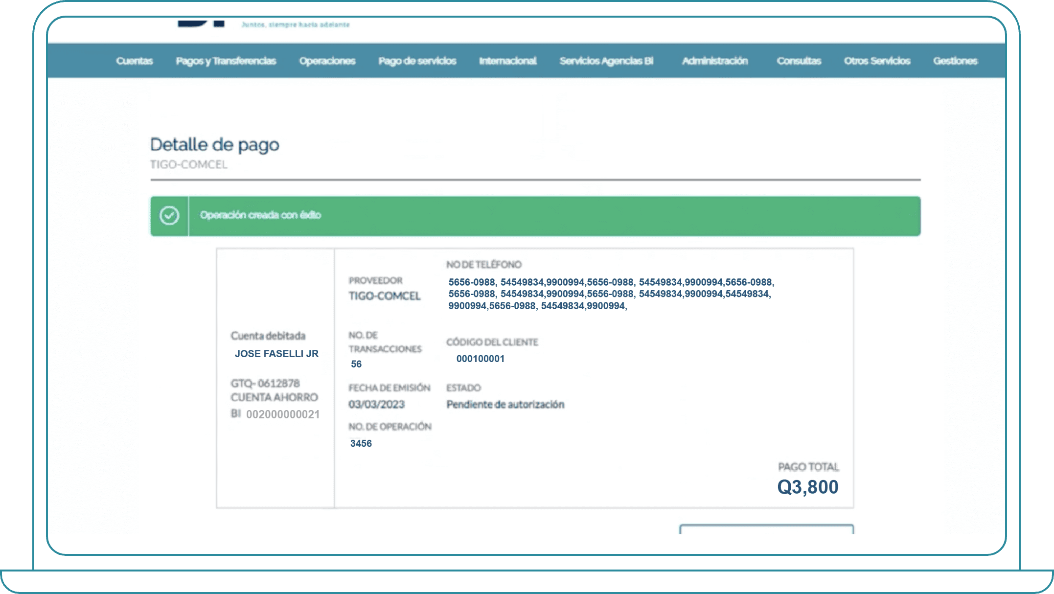 Pago de servicios- Paso 09 BI Pago de servicios- Paso 09 BI