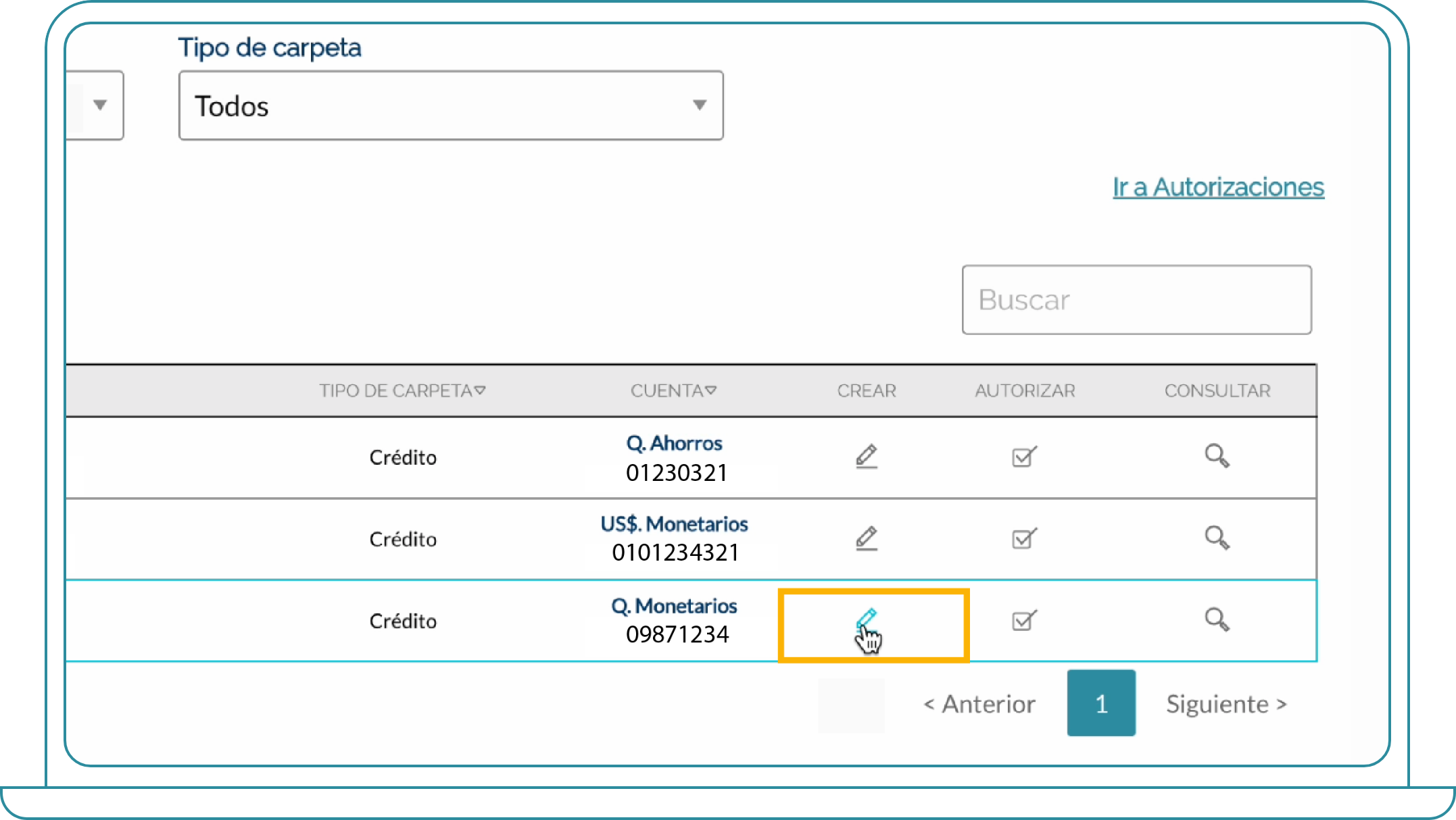 Ingresar transferencias en grupo de forma manual desde Bi Banking