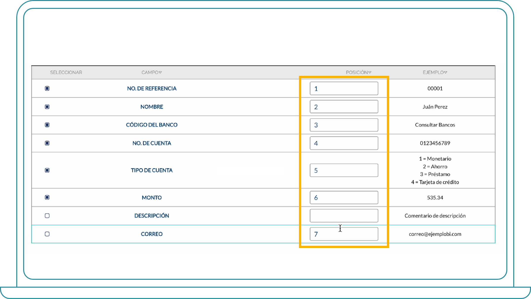 Ingresar transferencias en grupo por archivo desde Bi Banking