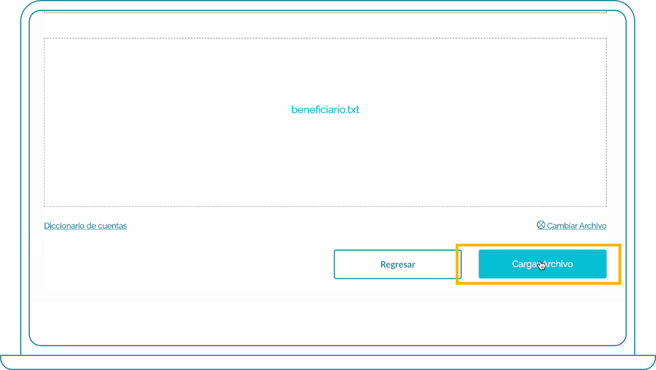 Ingresar transferencias en grupo por archivo desde Bi Banking