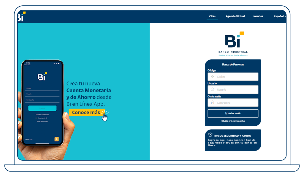 Compra tus paquetigos desde Bi en Línea