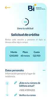 Solicitud Credito BelWeb Paso 3 Solicitud Credito BelWeb Paso 3