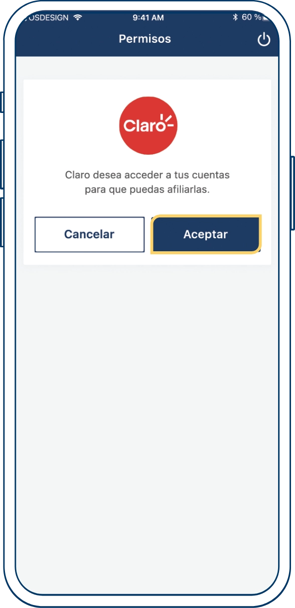 Realiza tus recargas Claro Utiliza el botón de pago de Bi en Línea App, paso 4