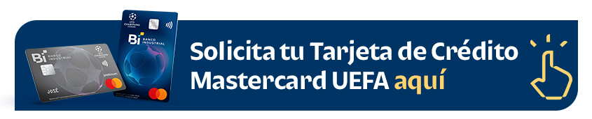 Sacale el mayor provecho a tu Tarjeta de Credito Bi Mastercard UEFA Champions League Sacale el mayor provecho a tu Tarjeta de Credito Bi Mastercard UEFA Champions League