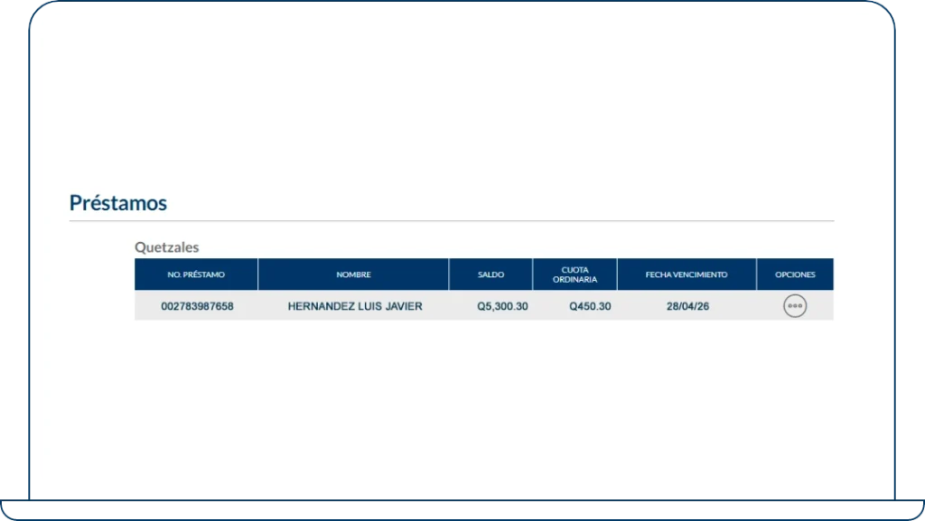 Paso 3 Saldo de mi préstamo Paso 3 Saldo de mi préstamo