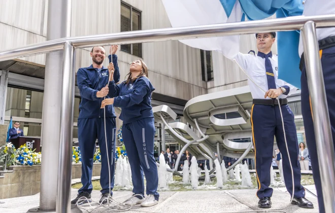Homenaje Atletas Olimpicos