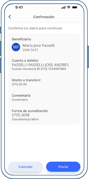 Paso QR 7 Paso 7 Confirmación