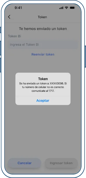 Paso QR 9 paso 8 token