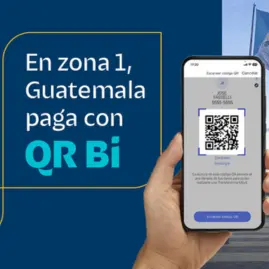 Comercios en zona 1 donde se puede pagar con código QR Bi