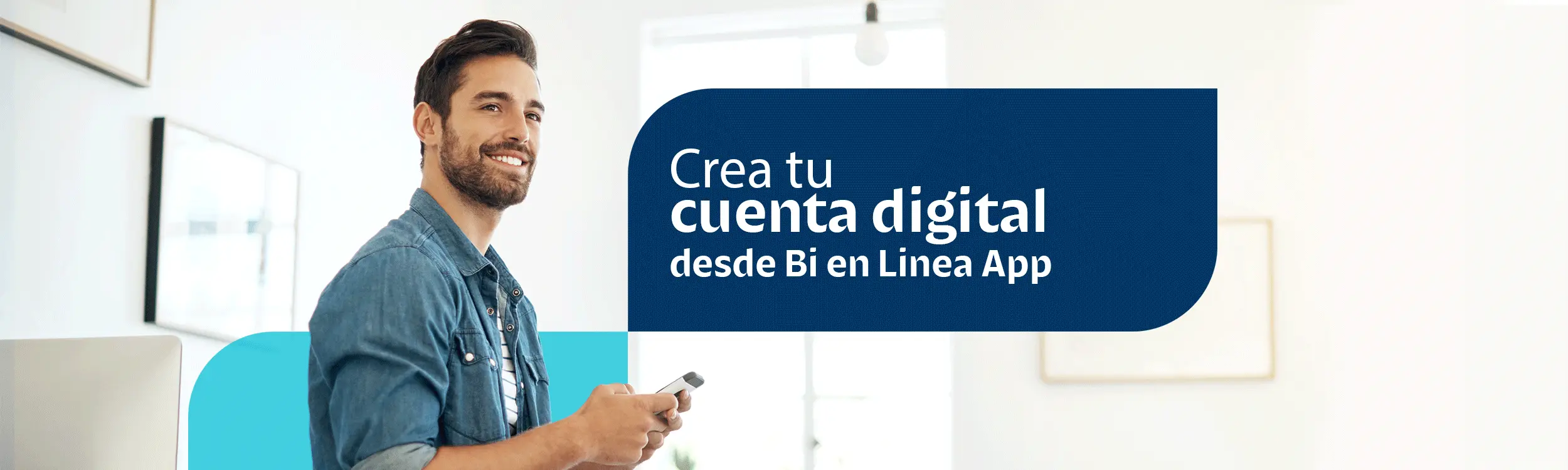 Crea tu cuenta 100% digital desde Bi en Línea App