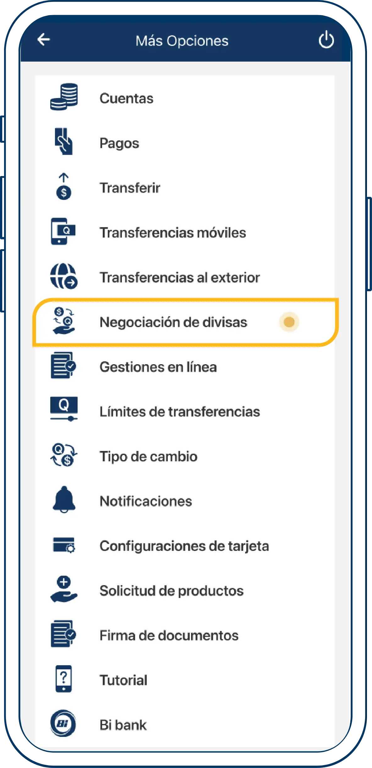 Realiza una Negociación de Divisas Desde Bi en Línea App