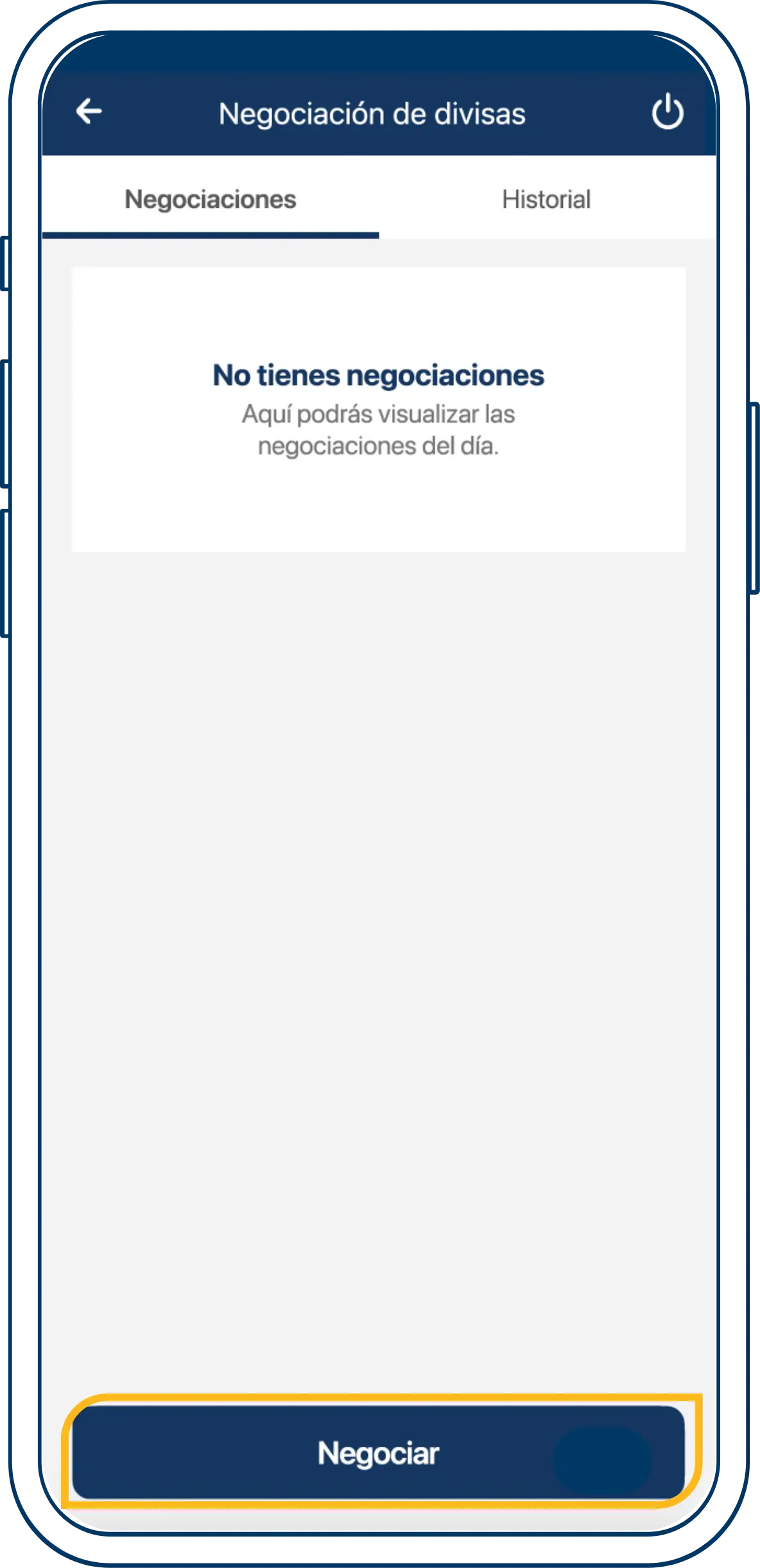 Realiza una Negociación de Divisas Desde Bi en Línea App