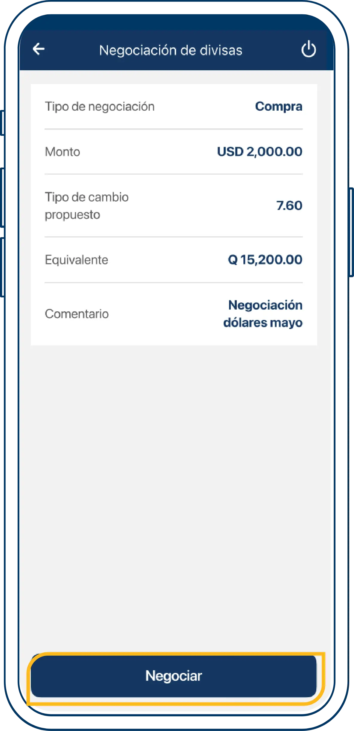 Realiza una Negociación de Divisas Desde Bi en Línea App