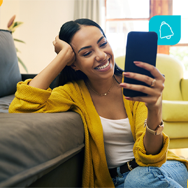 Mantente informado: recibe alertas de tus movimientos de tu Cuenta Bi con Bi Móvil