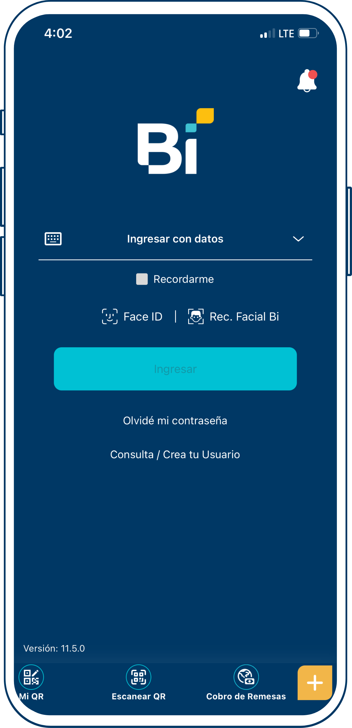 Paso 01-ingreso a Bi en línea app_Pago IUSI
