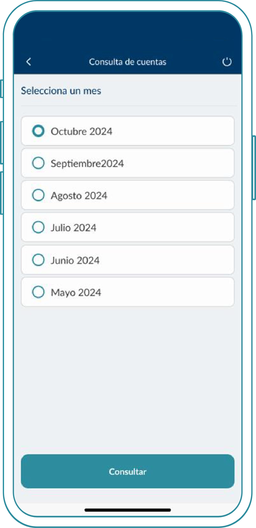 Paso 04 - Consulta de saldos e historial en tarjeta de crédito institucional desde Bi Banking App Paso 04 - Consulta de saldos e historial en tarjeta de crédito institucional desde Bi Banking App
