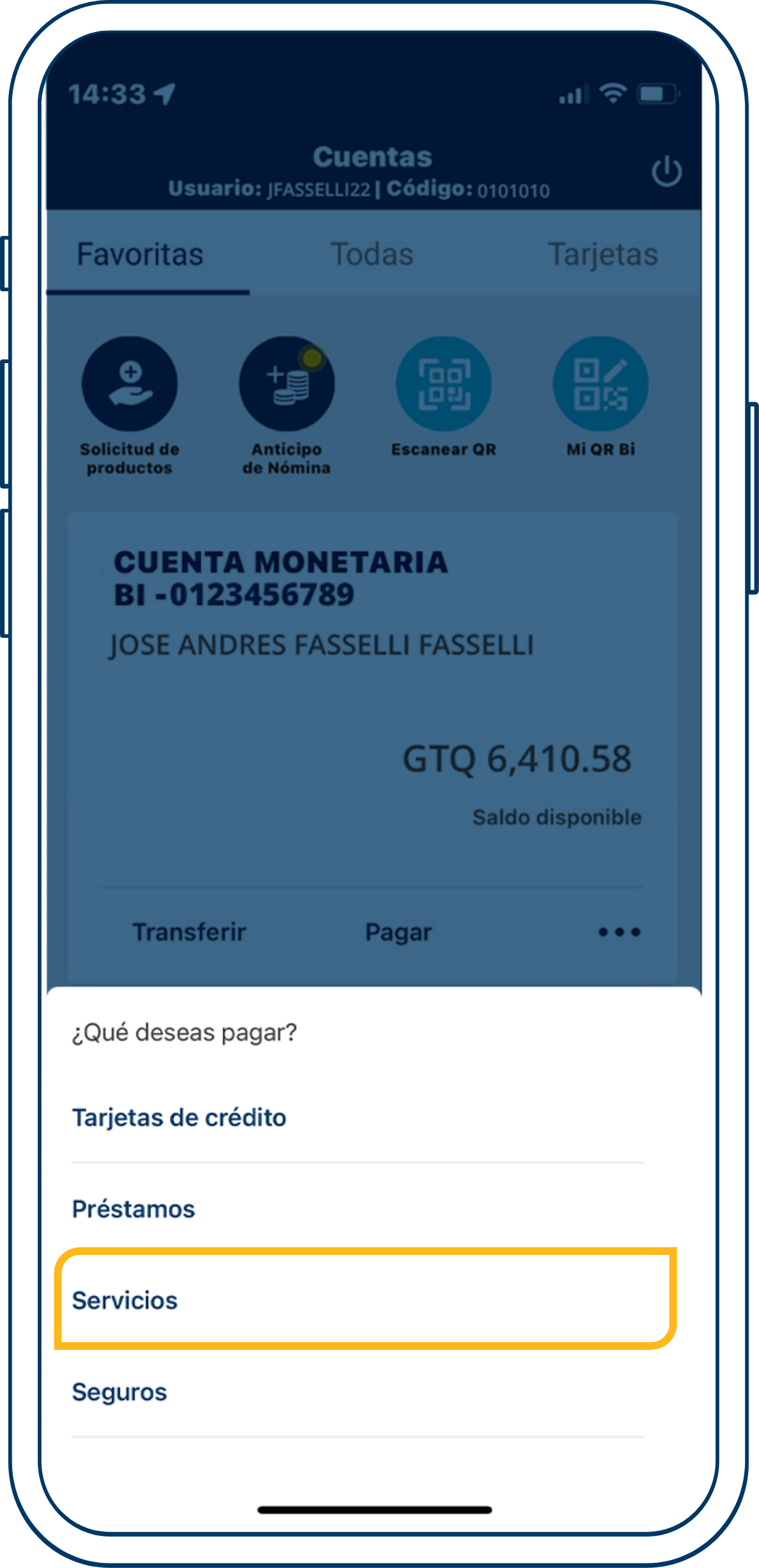 Paso 02-Tap opción pagar_Pago IUSI