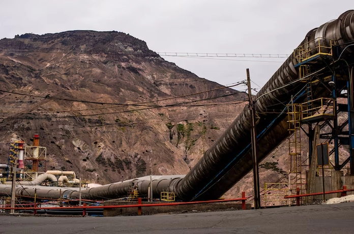 La actividad económica de Chile cae.