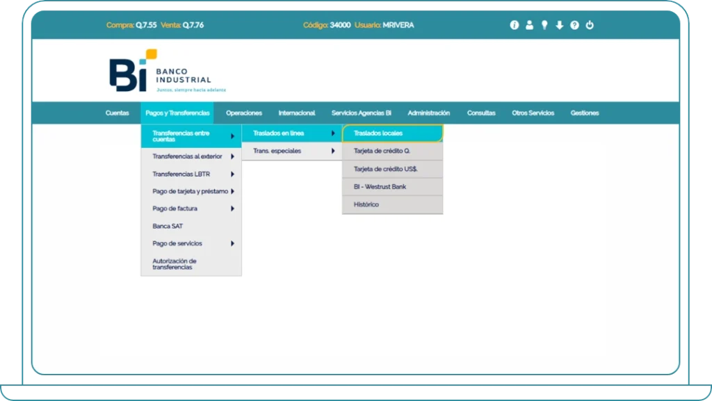 BB Transferencias propias paso 1