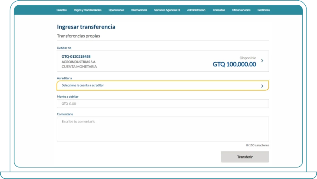 BB Transferencias propias paso 4