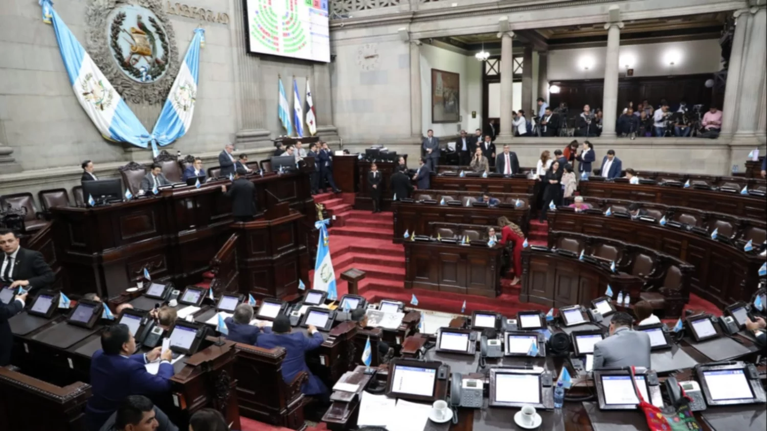 Diputados en el congreso