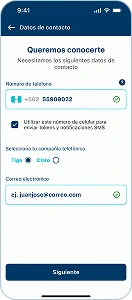 Paso 2: Completa tus datos