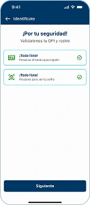Paso 3: Selfie y DPI