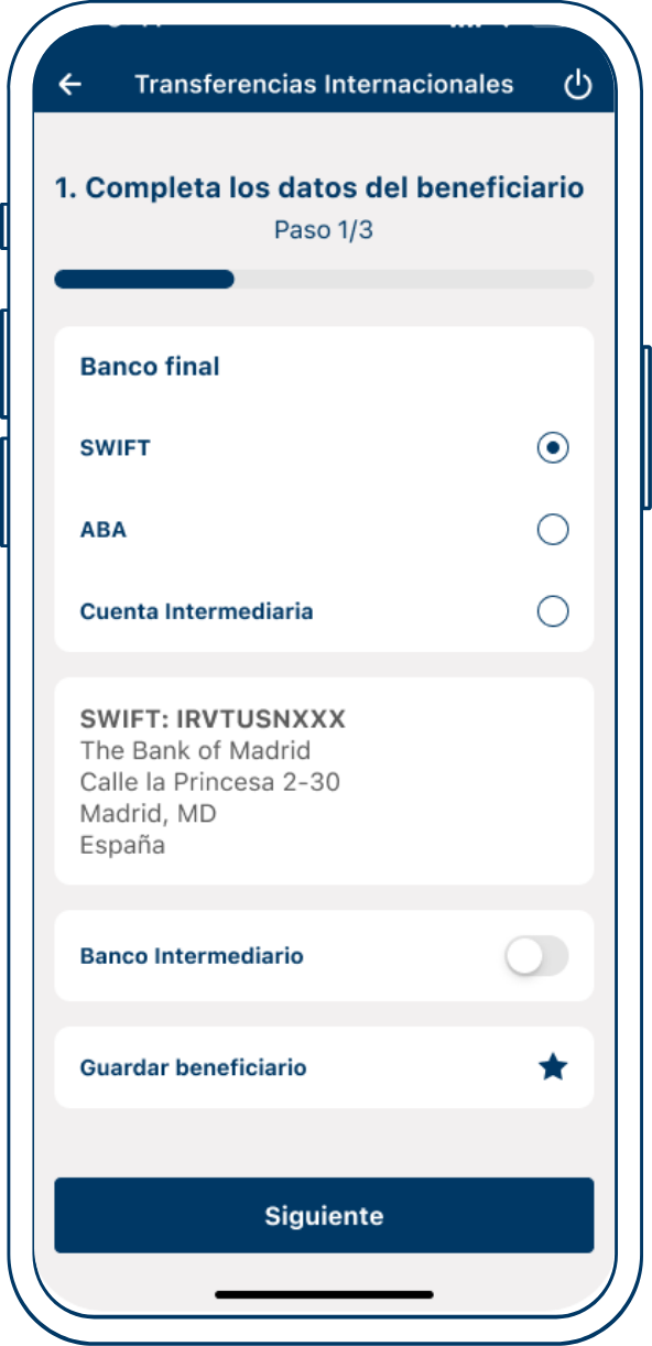 ¡Aprende a realizar Transfer encias Internacionales!