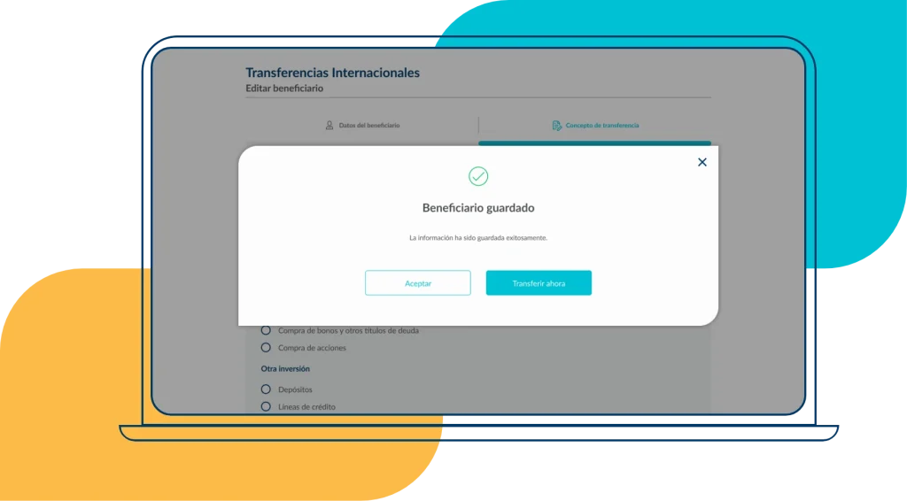 Actualización de beneficiario paso 5