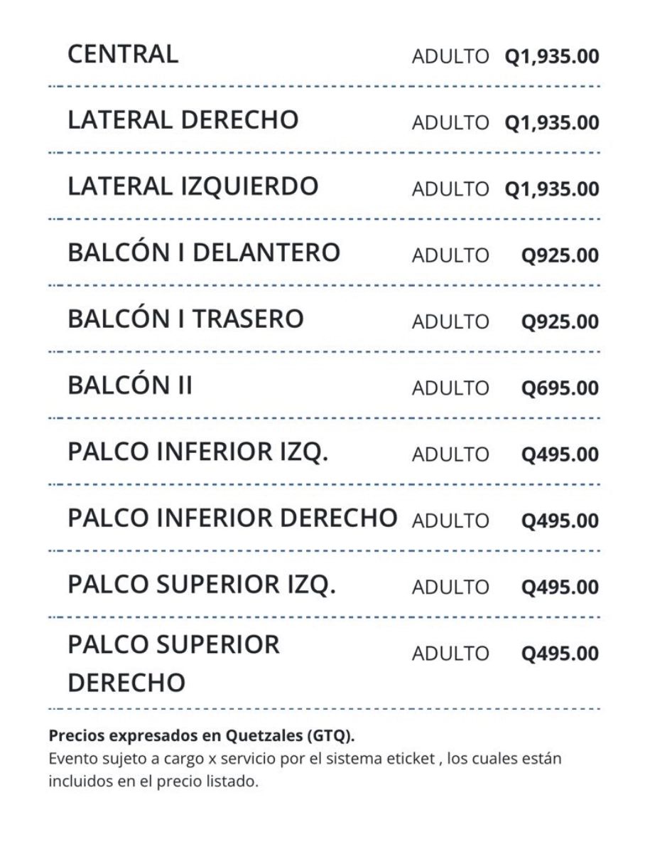 Residencia Ricardo Arjona - Precios Residencia Ricardo Arjona - Precios